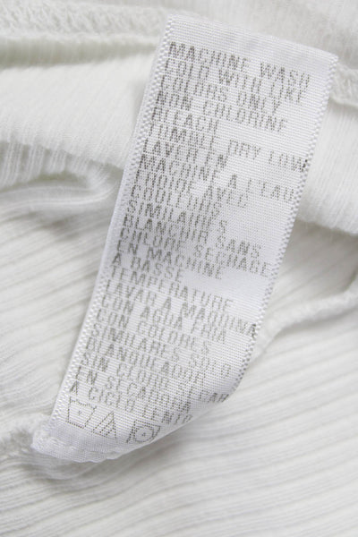 Standard James Perse Women White Supima Cotton Tank Undershirt Size 0