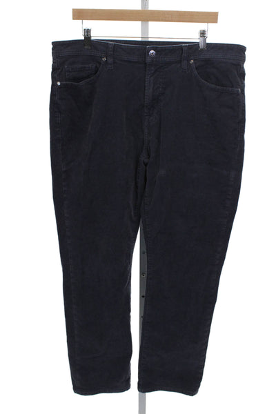 Johnnie-o Mens Blue Button Pants 93% Cotton Size 36