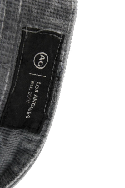 Johnnie-o Mens Blue Button Pants 93% Cotton Size 36