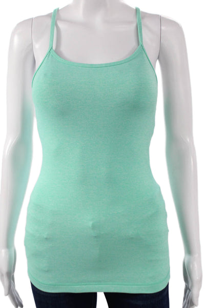 Lululemon Women Basic Green Scoop Neck Tank Size 4