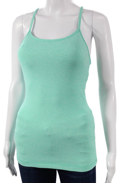 Lululemon Women Basic Green Scoop Neck Tank Size 4