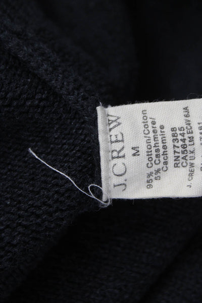 J Crew Mens Gray Cotton Mock Neck Pullover Sweater Long Sleeve Size M