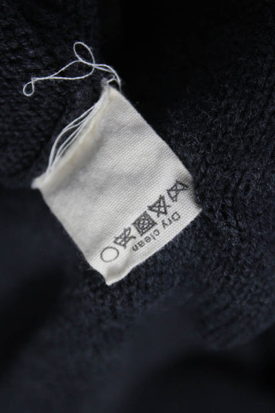 J Crew Mens Gray Cotton Mock Neck Pullover Sweater Long Sleeve Size M