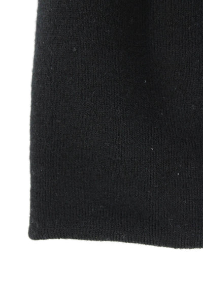 TNA Womens Pom-Pom Detail Beanie Hat Solid Black Size One Size
