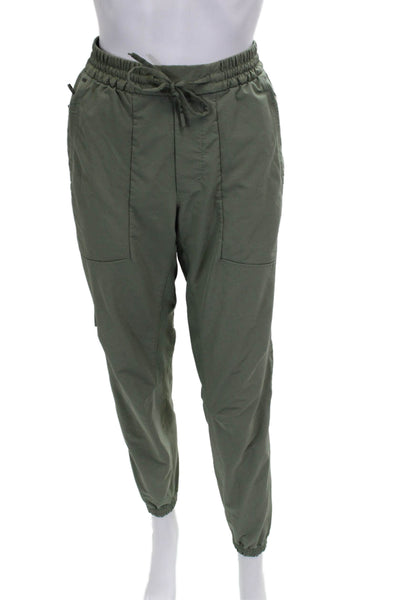 Lululemon Womens Green Jogger Pants Drawstring Fabric Solid Size S