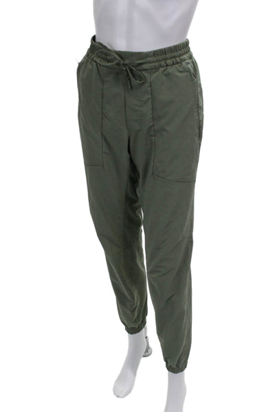 Lululemon Womens Green Jogger Pants Drawstring Fabric Solid Size S