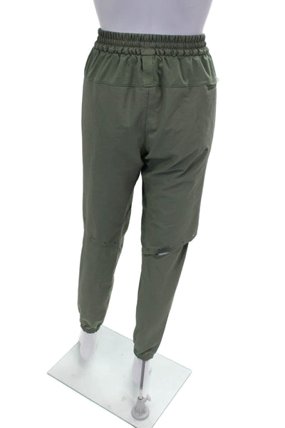 Lululemon Womens Green Jogger Pants Drawstring Fabric Solid Size S