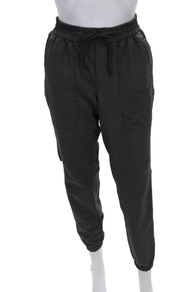 Lululemon Unisex Jogger Pants Gray Drawstring Polyester Blend Size S