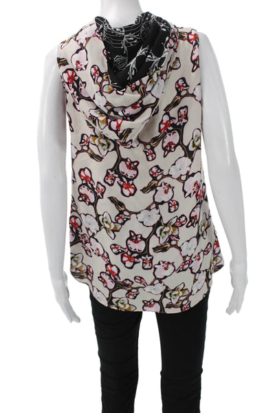 Dorothee Schumacher Women Tunic Blouse Floral Viscose Sleeveless Size 2