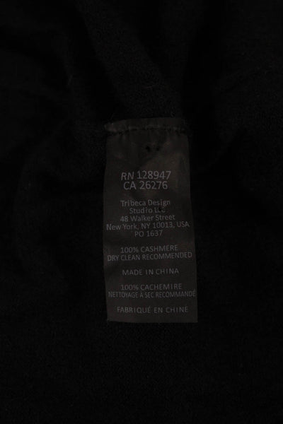 Nili Lotan Women Cashmere Sleeveless Crew Neck Basic Tank Black Size L
