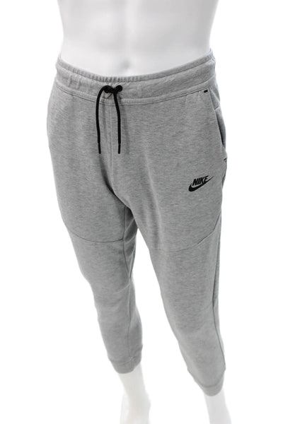 Nike Mens Gray Cotton Drawstring Sweatpants Size XL