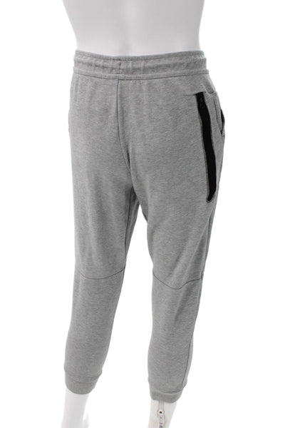 Nike Mens Gray Cotton Drawstring Sweatpants Size XL
