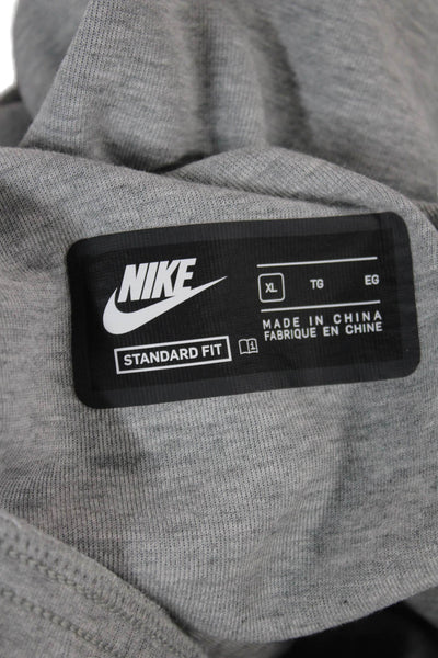 Nike Mens Gray Cotton Drawstring Sweatpants Size XL