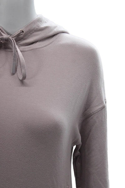 Lululemon Womens Pullover Hoodie Hooded Purple Long Sleeve Size 2