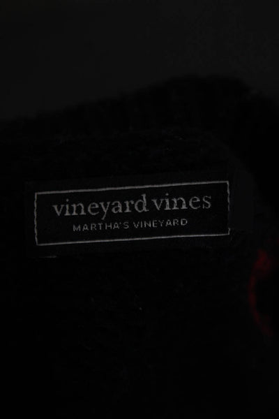 Vineyard Vines Womens Blue Merino Wool Lobster Pullover Sweater Size S