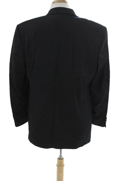 Joseph & Feiss Mens Blazer Blue 100% Wool Solid Size 40