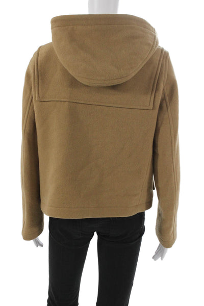 JW Anderson Womens Basic Jacket Beige Toggle Polyester Long Sleeve Size XS