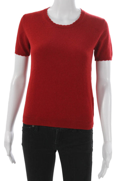 Ines De La Fressange x Uniqlo Womens Cashmere Pullover Red Size XS