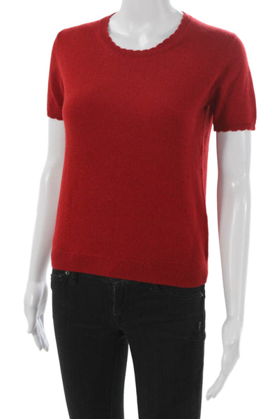 Ines De La Fressange x Uniqlo Womens Cashmere Pullover Red Size XS