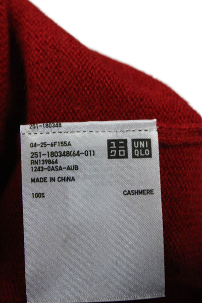 Ines De La Fressange x Uniqlo Womens Cashmere Pullover Red Size XS