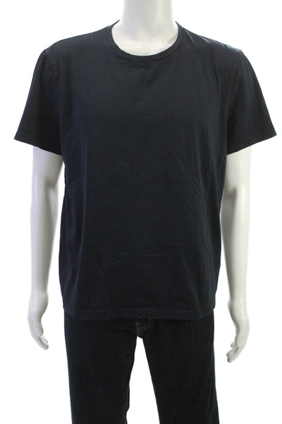Boss Hugo Boss Mens T-Shirt Black Cotton Crew Neck Short Sleeve Size XL