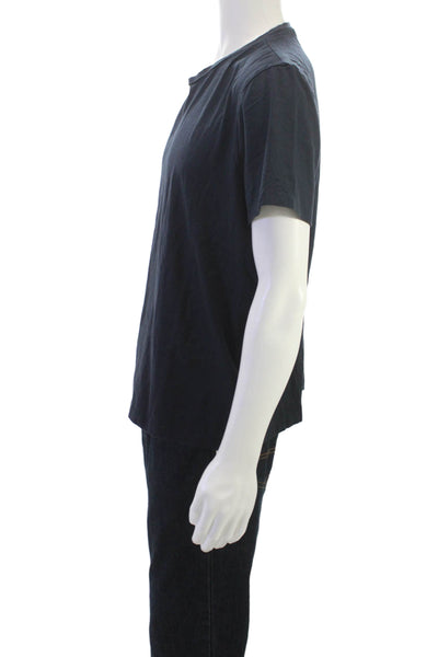 Boss Hugo Boss Mens T-Shirt Black Cotton Crew Neck Short Sleeve Size XL