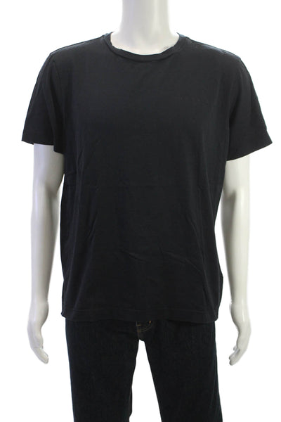 Bogner Mens T-Shirt Black Cotton Crew Neck Short Sleeve Size XL