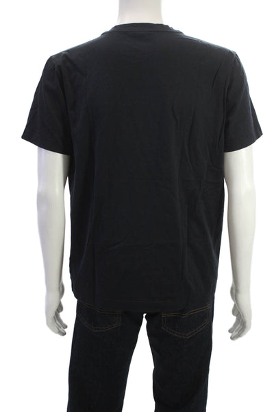 Bogner Mens T-Shirt Black Cotton Crew Neck Short Sleeve Size XL