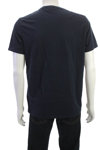 Boss Hugo Boss Mens Blue Cotton Crew Neck Short Sleeve T-Shirt Size XL