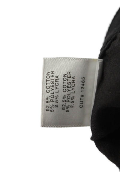 J Brand Womens Skinny Jeans Black Cotton Blend Mid Rise Size 26
