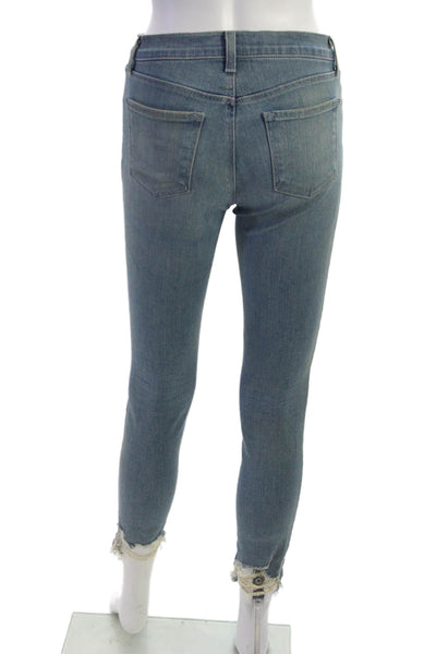J Brand Womens Blue Skinny Jeans Size 25