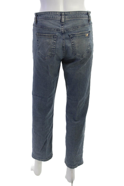 Michael Kors Women Straight Jeans Blue Cotton Size 0