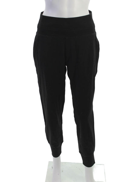Athleta Women Black Nylon Jogger Pants Size S