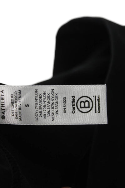 Athleta Women Black Nylon Jogger Pants Size S