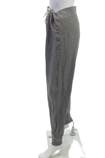 Monrow Unisex Gray 100% Cotton Jogger Pants Drawstring Size L