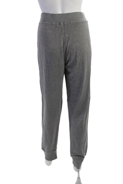Monrow Unisex Gray 100% Cotton Jogger Pants Drawstring Size L