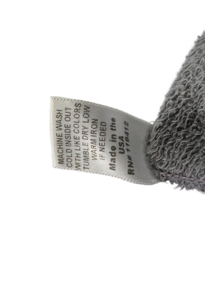 Monrow Unisex Gray 100% Cotton Jogger Pants Drawstring Size L
