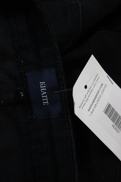 Khaite Womens Skinny Jeans Black Size 24