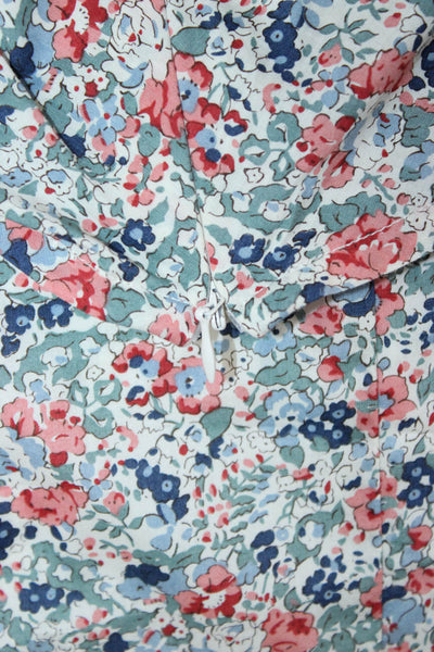 Jigsaw Women Floral Halter Tie Sleeveless Cotton Set Multicolor Size 10