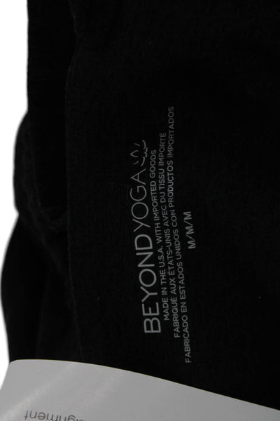 Beyond Yoga Womens Solid Gray Polyester Blend Sports Bra Size M