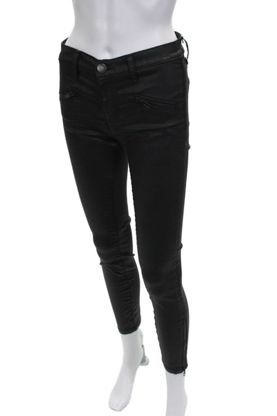 Current/Elliott Womens Skinny Black Cotton Jeans Size 26