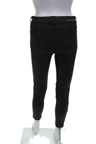 Current/Elliott Womens Skinny Black Cotton Jeans Size 26