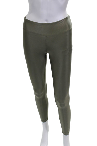 Koral Womens Ankle Leggings Green Polyamide Pull On Solid Size S