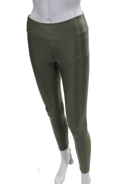 Koral Womens Ankle Leggings Green Polyamide Pull On Solid Size S
