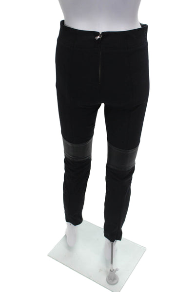 KaufmanFranco Women Black Lambskin Leggings Size S
