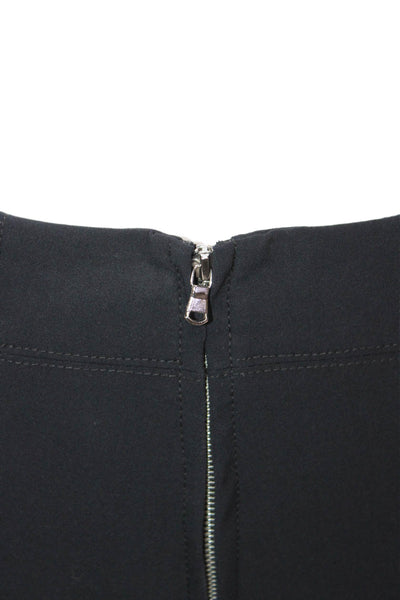 KaufmanFranco Women Black Lambskin Leggings Size S