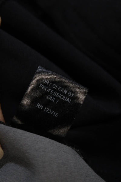 KaufmanFranco Women Black Lambskin Leggings Size S