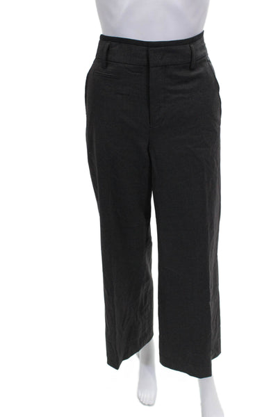 Vince Women Dress Pants Black Wool Blend 27 Inseam Size 6