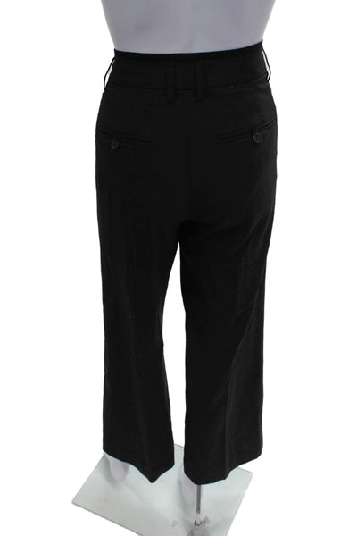 Vince Women Dress Pants Black Wool Blend 27 Inseam Size 6