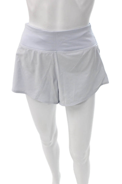 Outdoor Voices Women Athletic Purple Shorts Recycled Polyester Size L